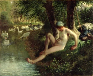 La bagnante, 1863